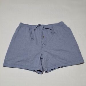 Weatherproof Shorts, Men's Size Medium, Grey Vintage Regular Fit Tie Waist